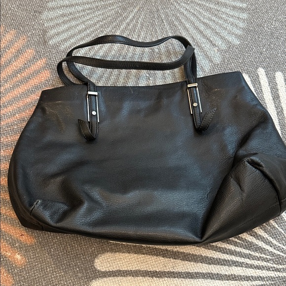 KATE SPADE TOTE BLACK PEBBLED LEATHER - Picture 2 of 12